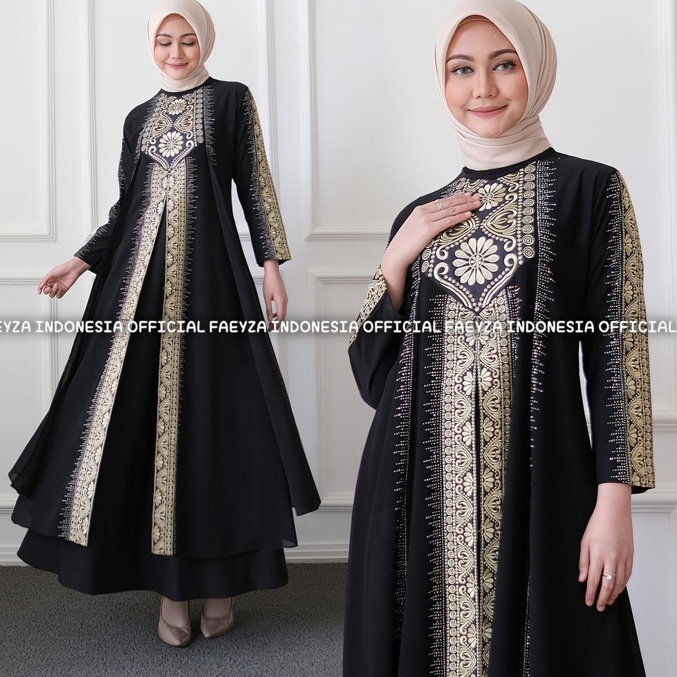 TERMURAH Gamis Abaya Turkey 1062 Hawa Mega Store Farzolla 2 Longdress Busana Muslimah