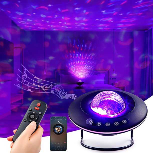 Galaxy Nebula LED Dengan Speaker Langit 2 in 1 - Lamp Starry Projector Light