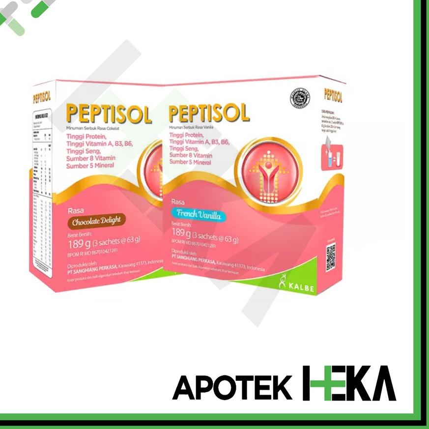 

◊ Peptisol Vanila/Coklat 189 gram - Tinggi Protein Rendah Residu ♧
