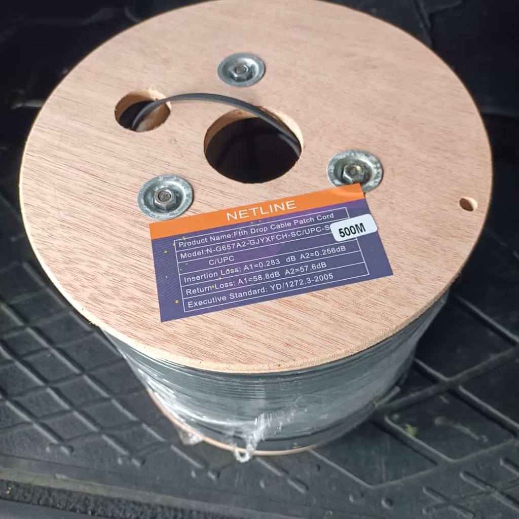 Netline Kabel FO 500Meter Sc To Sc Single Mode Kabel Fiber Optic 500M
