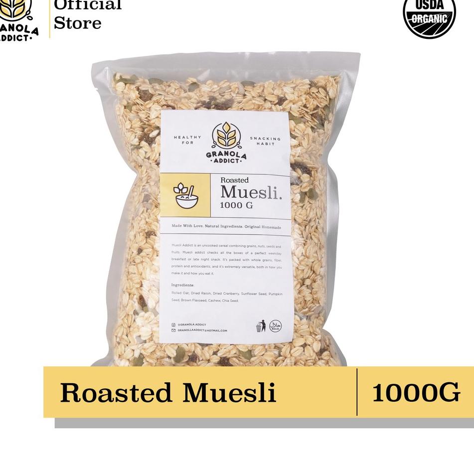 

✸ Granola Addict - Roasted Muesli Fruit & Seed 1KG ♦
