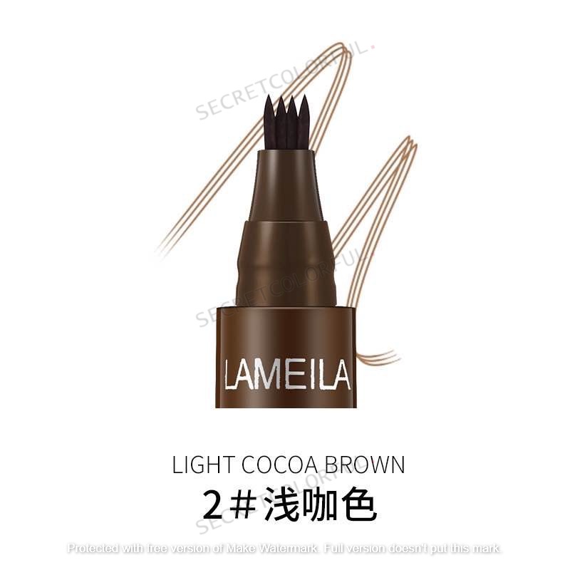 LAMEILA Eyebrow Waterproof Natural Pen Four-claw Tip Long Lasting