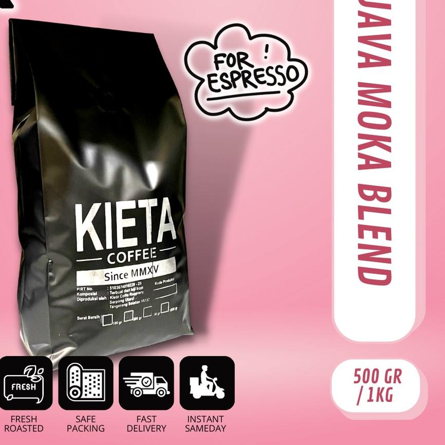 

❀ 1kg Biji Kopi Java Moka Espresso Blend 65/35 ☈