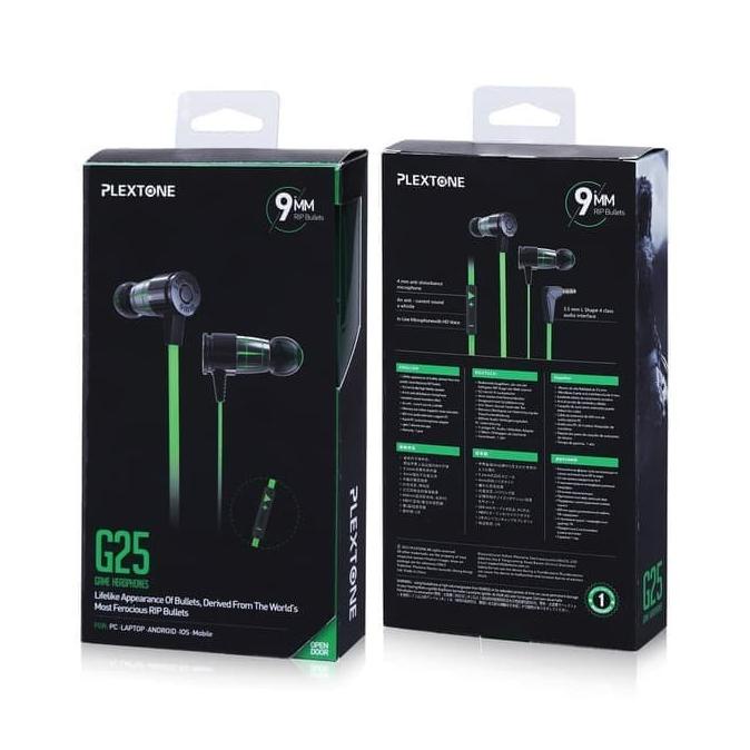 Headset  PLEXTONE  G25 Bullet Gaming Earphone Handsfree