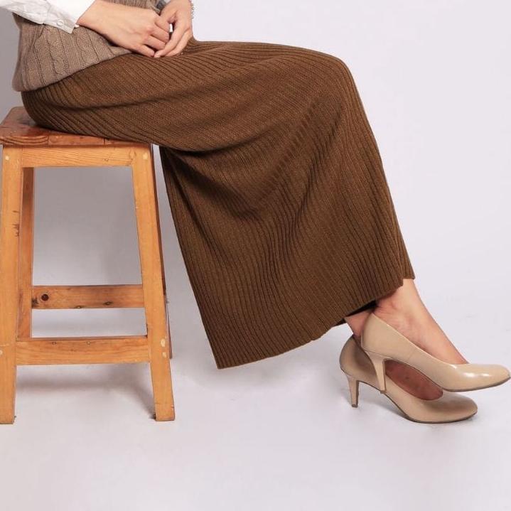 ۩ Rok Rajut Span Premium//Rok Plisket//ROK PANJANG ❁