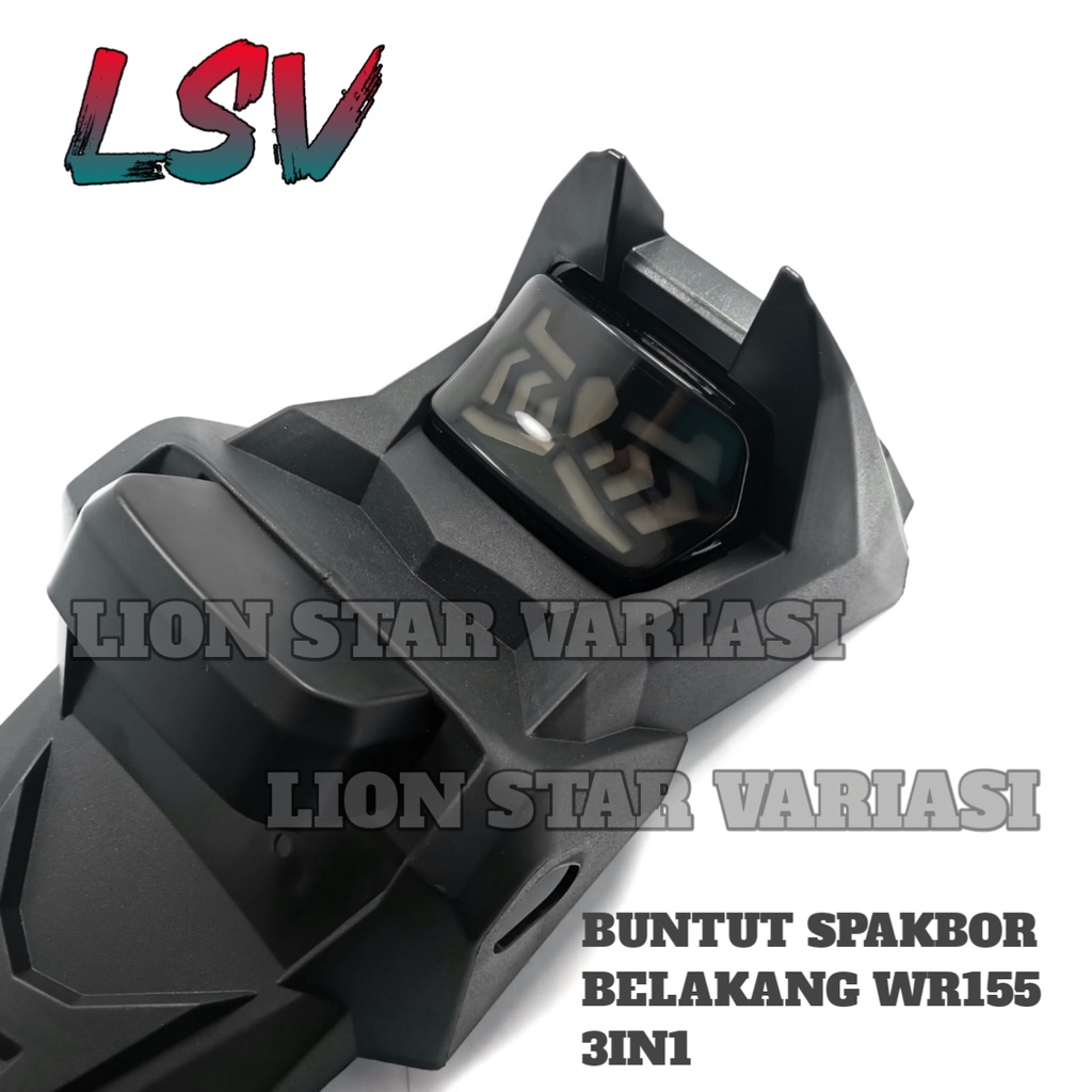 LAMPU STOP WR155 BUNTUT SPAKBOR YAMAHA WR155 SPAKBOR BELAKANG WR155 PLUS STOPLAMP 3 IN 1 YAMAHA WR15