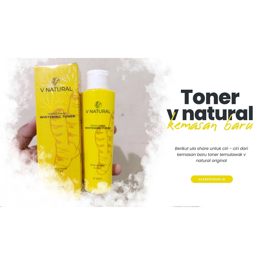 V Natural Whitening Toner 100 ml