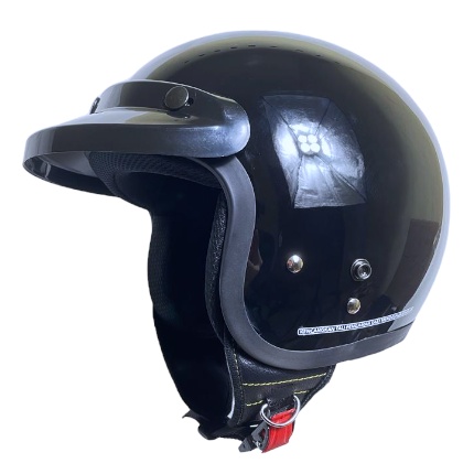 Helm Bogo Retro JMC Hitam Doff SNI PET