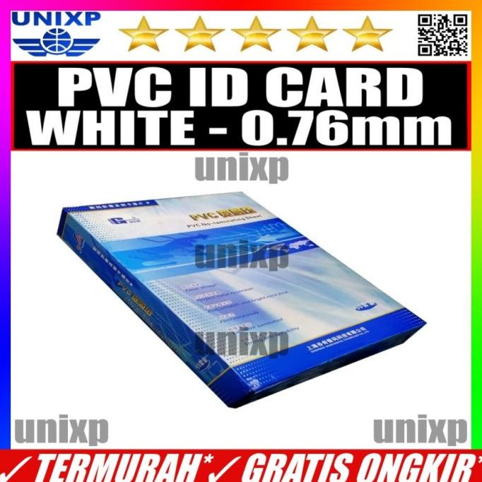 

Kertas PVC Bahan ID Card Instan - White Putih