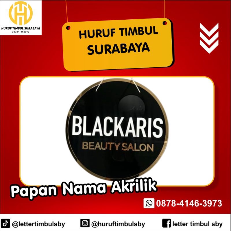 

Jual Papan Nama Akrilik Papan Nama Usaha Acrylic Papan Sign Board