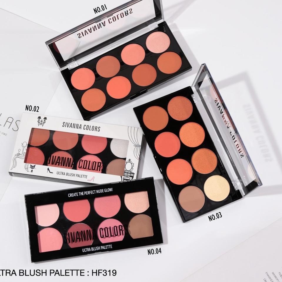 ➹ [BIG SALE] Sivanna Ultra Blush On Palette Thailand | Blush On Sivanna Colors ✤