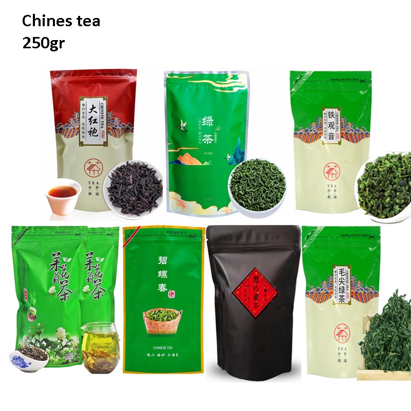 

Chines Tea Teh Cina 250gr Tieguanyin Dahongpao Oolong Jasmne Greentea - Da Hong Pao,dll