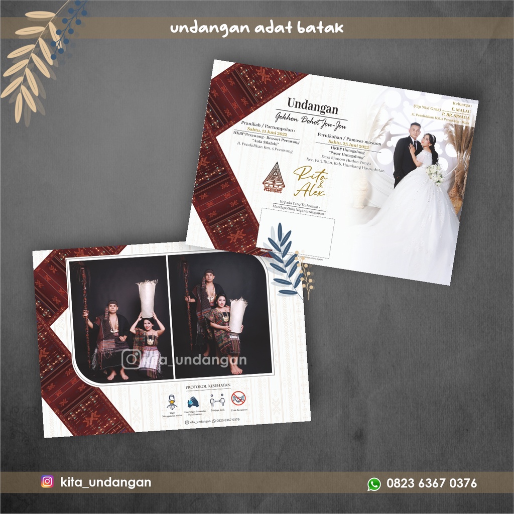 

Undangan Adat Batak Toba