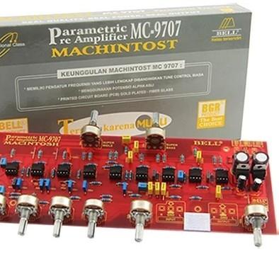 ♢ TONE CONTROL PARAMETRIC MC-9707 BELL BGR TONE KONTROL STEREO PARAMETRIK MC9707 MC 9707 BELL ASLI ★