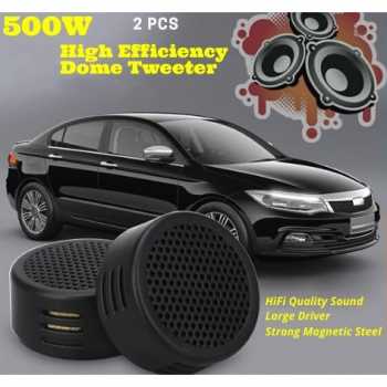 [2 PCS] Speaker Mini Mobil Dasboard Pintu Sudut Super Keras Dome Tweeter HiFi 500W / Speaker Mobil Avanza Carry Calya Ertiga Yaris Innova Suara Kuat Full Bass Besar Jernih / Speaker Speker Spiker Audio Mobil Aktif weeter Mobil Venom Pioner Jbl Original