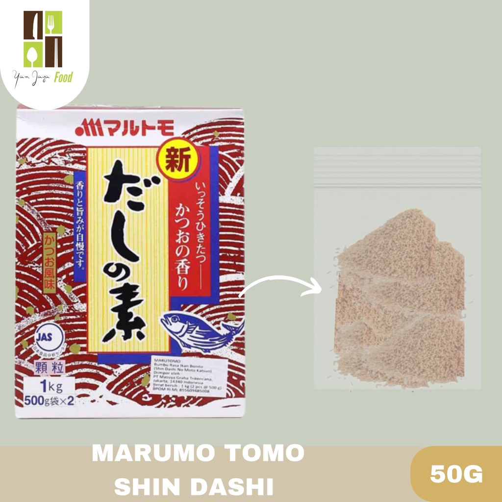 Dashi Marutomo/Bumbu Kuah Dashi/Kaldu Ikan Bonito/Kaldu Jepang/ Bumbu Kuah Odeng 50g/25g [Repack]