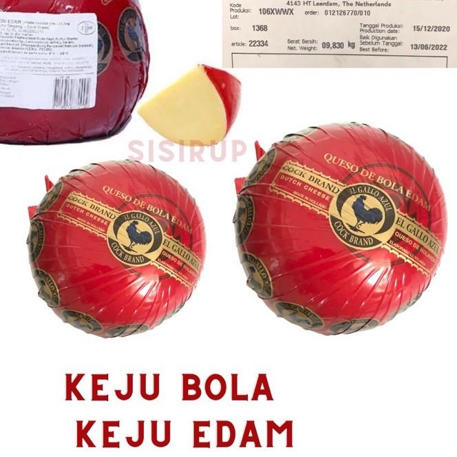 

✈ 200 gr Keju Edam 200 gr / Keju Bola Ayam Emas / Cock Brand ✳