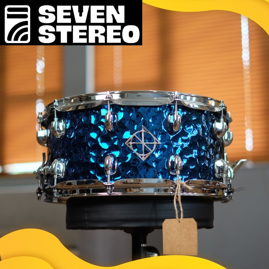 DIXON PDSCST654BTS Cornerstone Snare Drum Blue Titanium 6.5 x 14