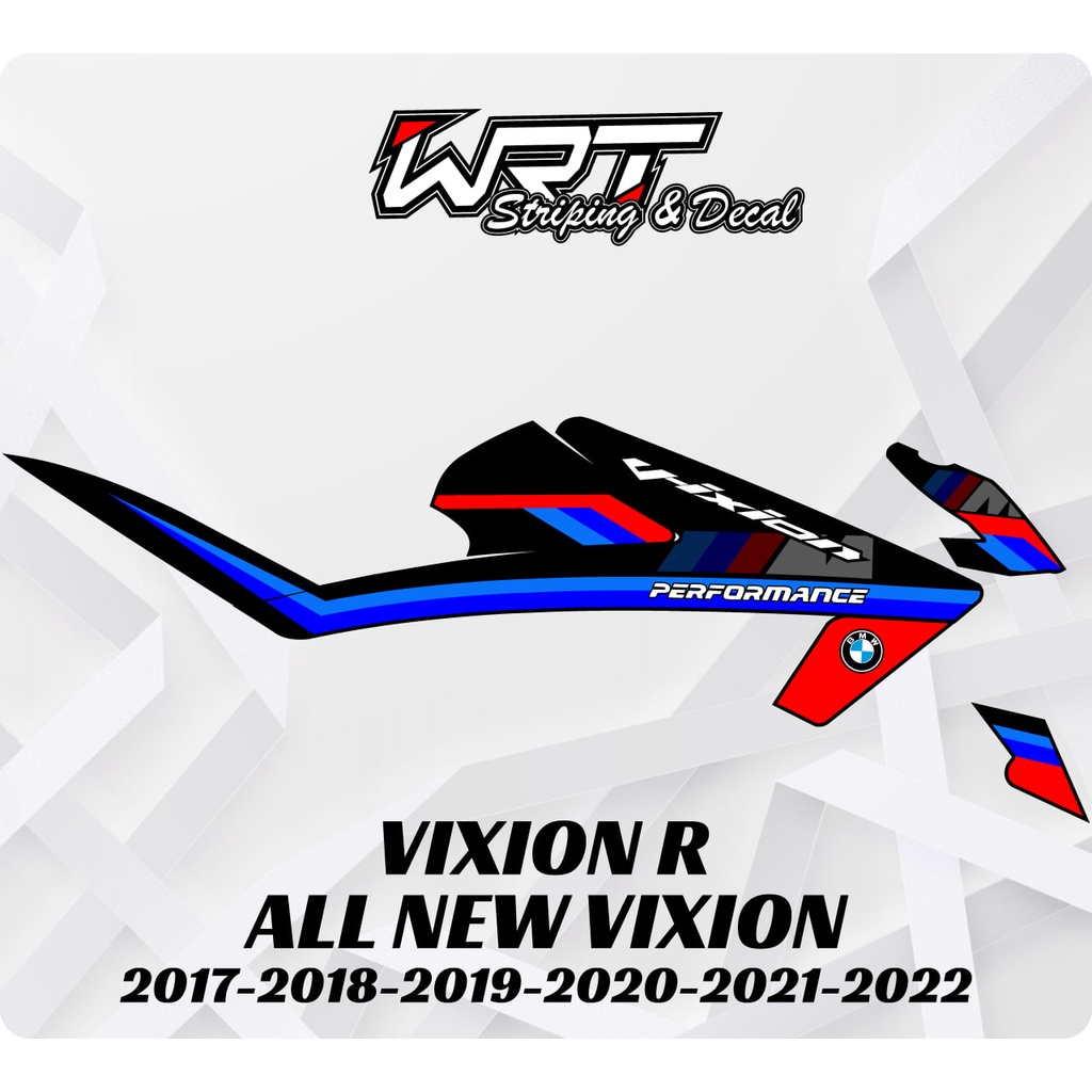 Striping Stiker Decal Vixion R All New 2017 2018 2019 2020 2021 2022 2023 BMW