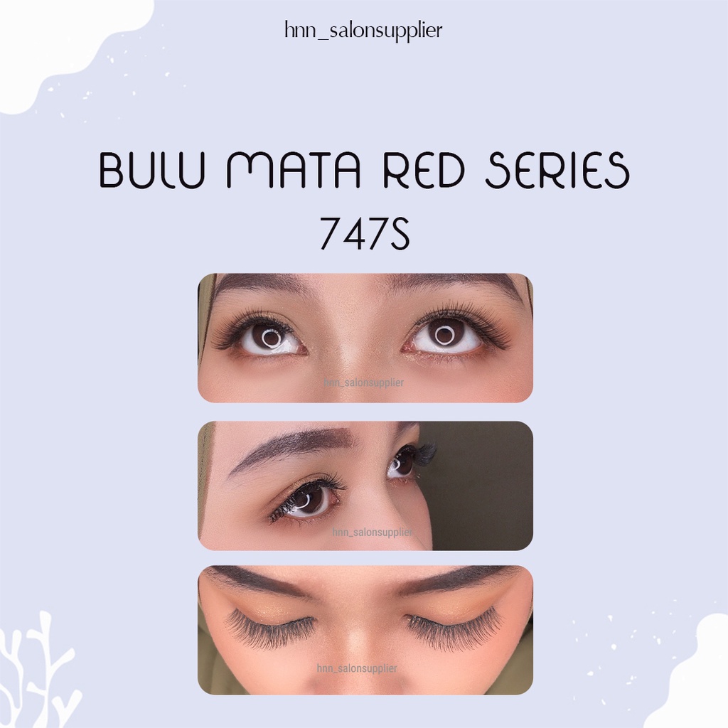 747S Bulu Mata Palsu Handmade Fake Eyelash Eye Lashes Lash Artifivial Belle Eyelashes