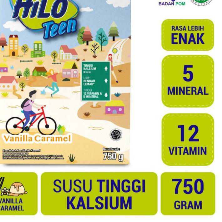 

☞ HiLo Teen Vanilla Caramel 750 gr HiLo Teen Chocolate 750 gr ☀