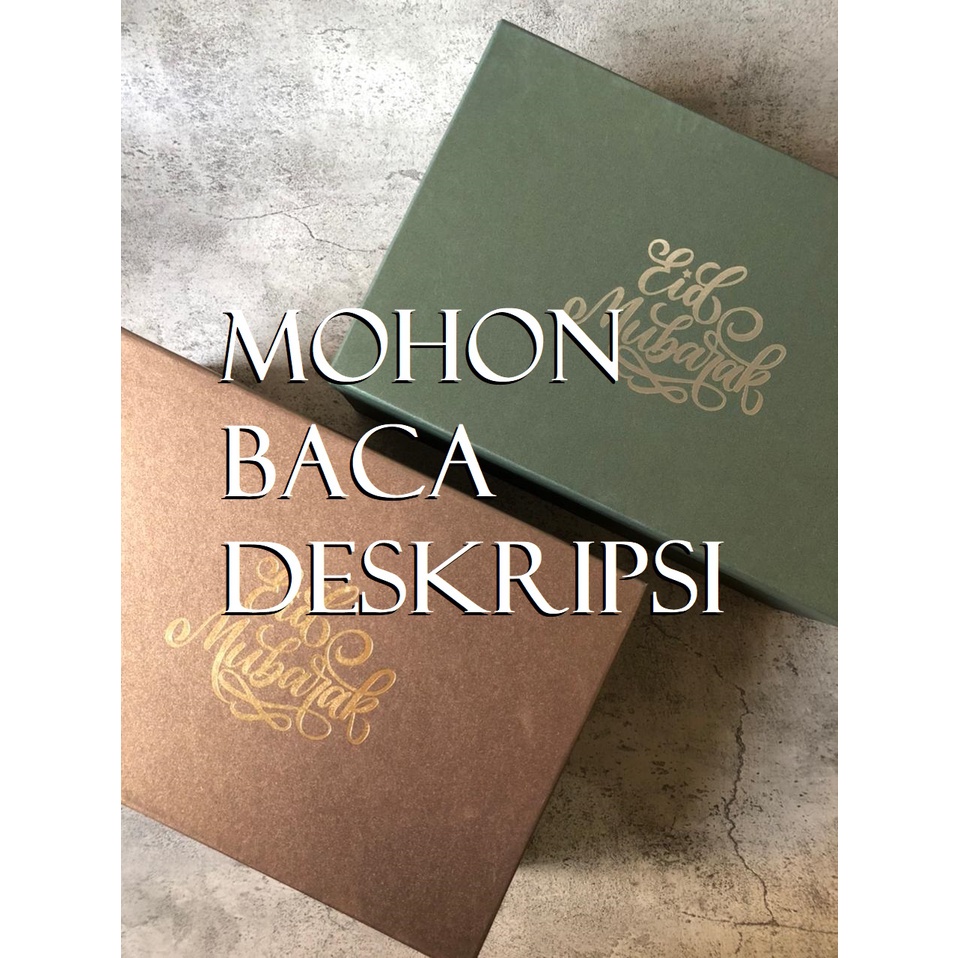 

Hard Box Kotak Hampers Lebaran Idul Fitri Ied Mubarak Kado Hadiah