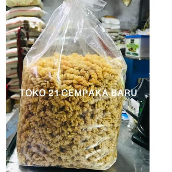 

★ Makaroni Spiral Goreng ASIN 1 BALL | Makaroni Ulir Spiral Goreng Asin Kiloan Enak Murah Makroni ☈