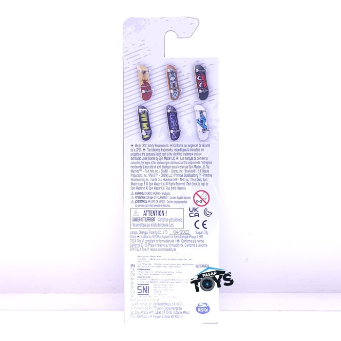 Tech Deck Santa Cruz Performance Series Fingerboards Real Wood #Original