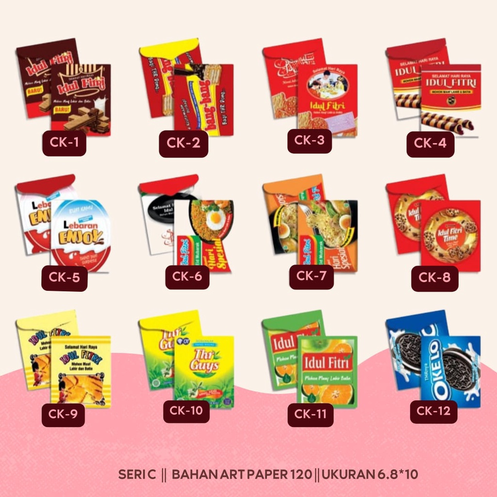 

[CKI-ISI 10] Amplop Lebaran Snack - Amplop Lebaran Unik - Amplop Lebaran Viral - Amplop Lebaran Plesetan - Amplop Lebaran Lucu
