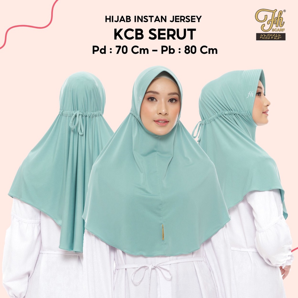 Hijab Instan Kerudung Kcb Serut Spandek Jilbab Jersey Fh Scarf
