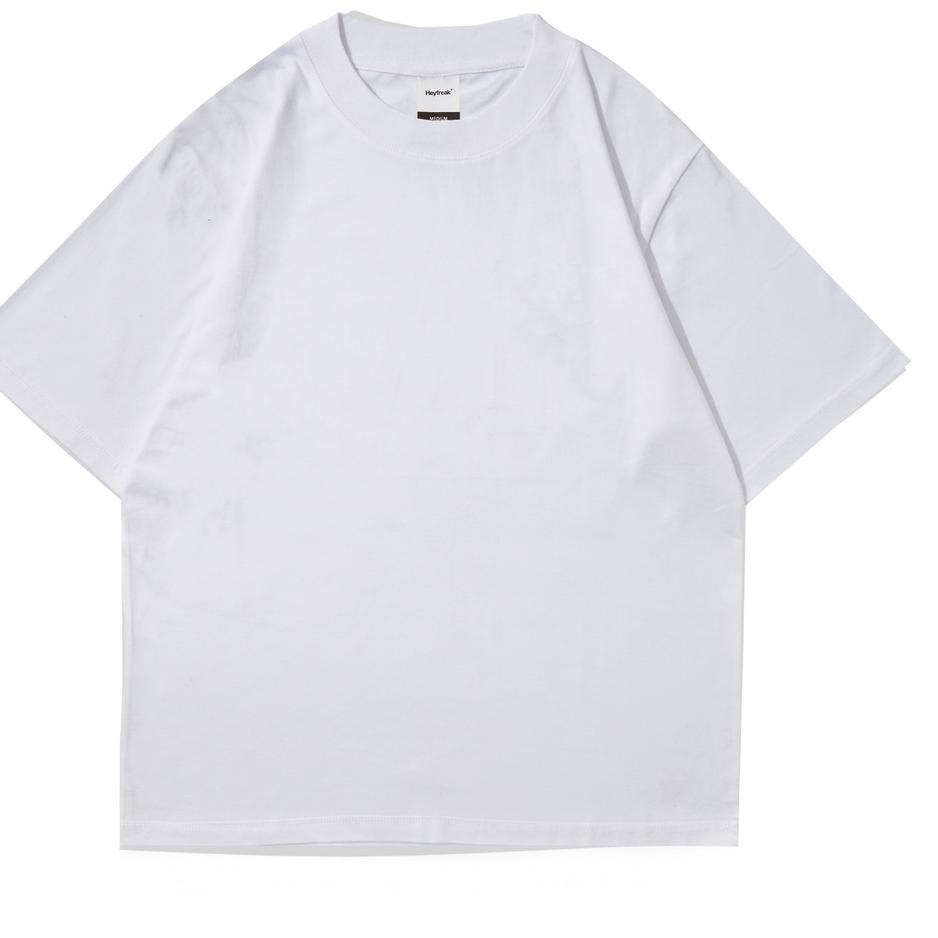 ☺ Heyfreak T-shirt Oversize Putih Polos ❁