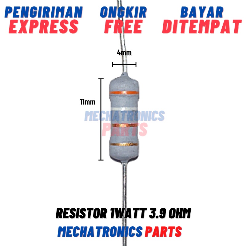 RESISTOR 1WATT 3.9OHM