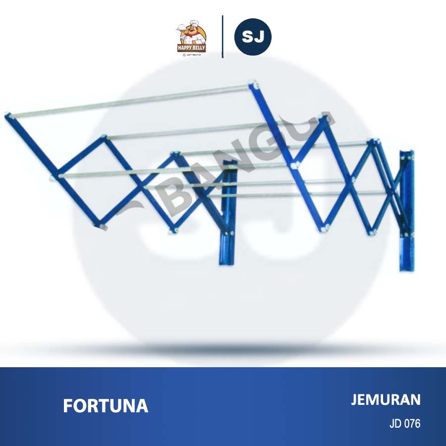 JEMURAN GANTUNGAN DINDING LIPAT BAJU HANDUK SERBAGUNA FORTUNA JD 076
