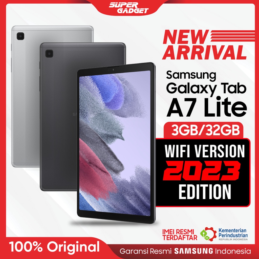 Samsung Galaxy TAB A7 LITE WIFI T225 RAM 3 GB ROM 32 GB 3/32 8 Inch Original Garansi Resmi