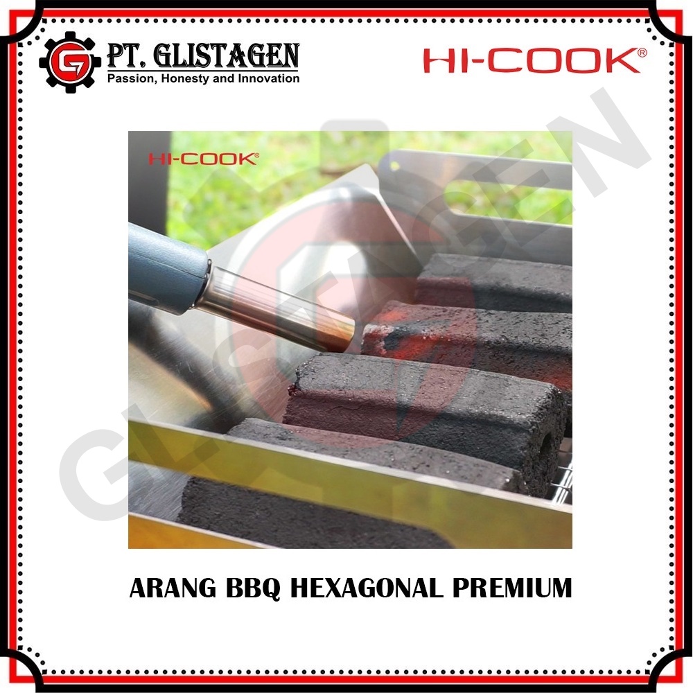 Hi-Cook Arang BBQ Hexagonal / Batok Arang BBQ (Grade Premium Quality)