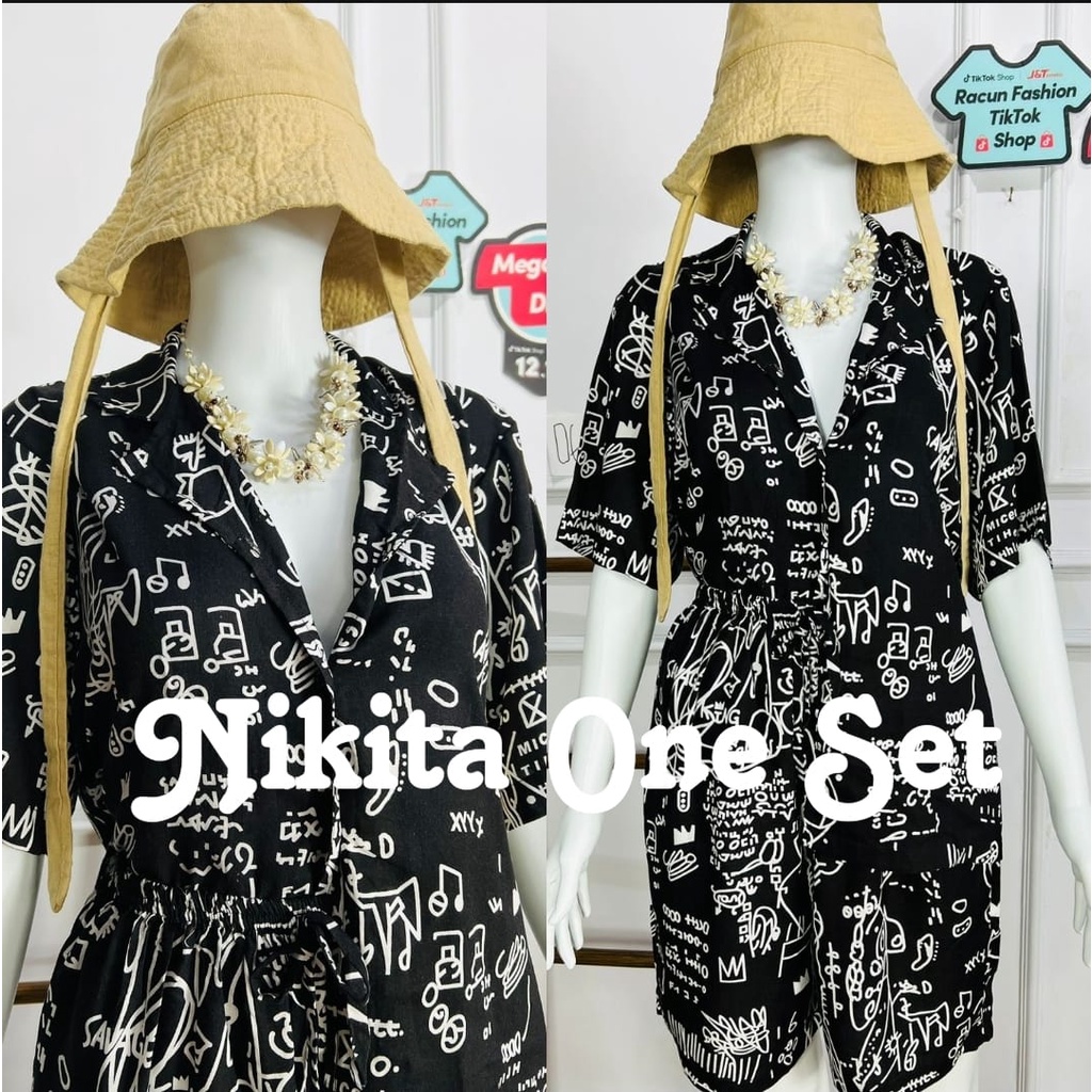 stelan celana pendek/piyama pendek/babydoll cantik/pajamas pendek/baju tidur wanita busui/BISA COD