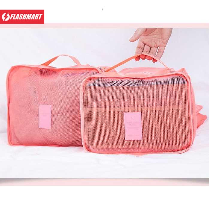 Flashmart Tas Travel Bag in Bag Organizer 6 in 1