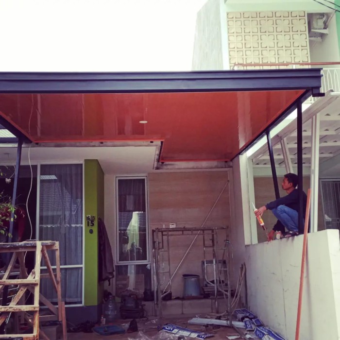 Terlaris Kanopi Atap Alderon Twinwall