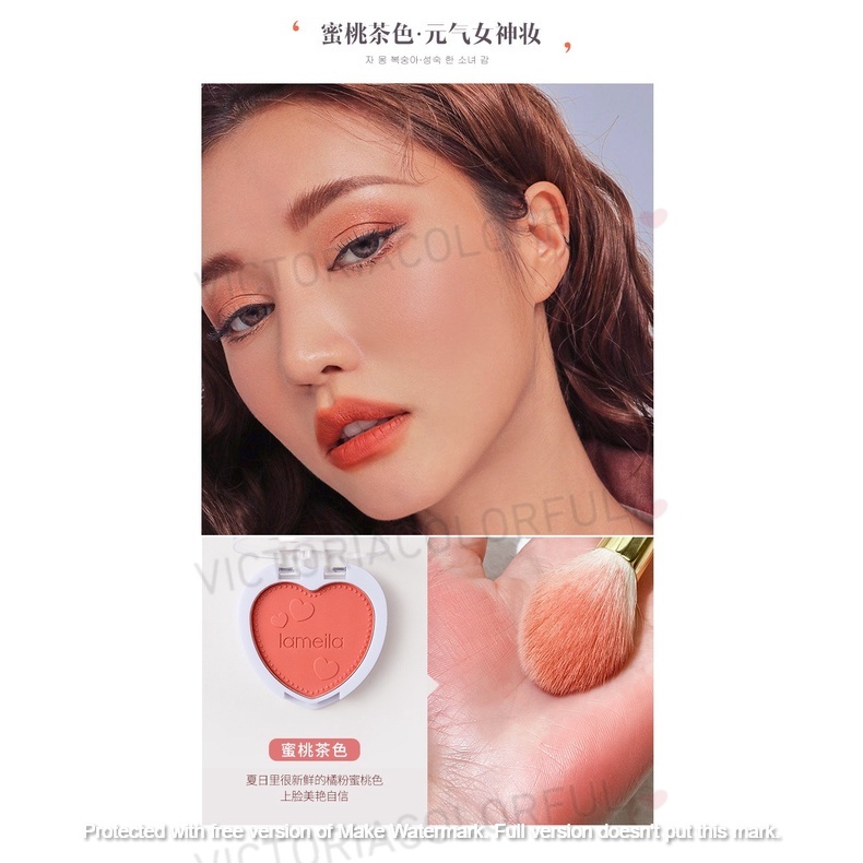 LAMEILA Blush On 4 Colours Love Palette Blusher