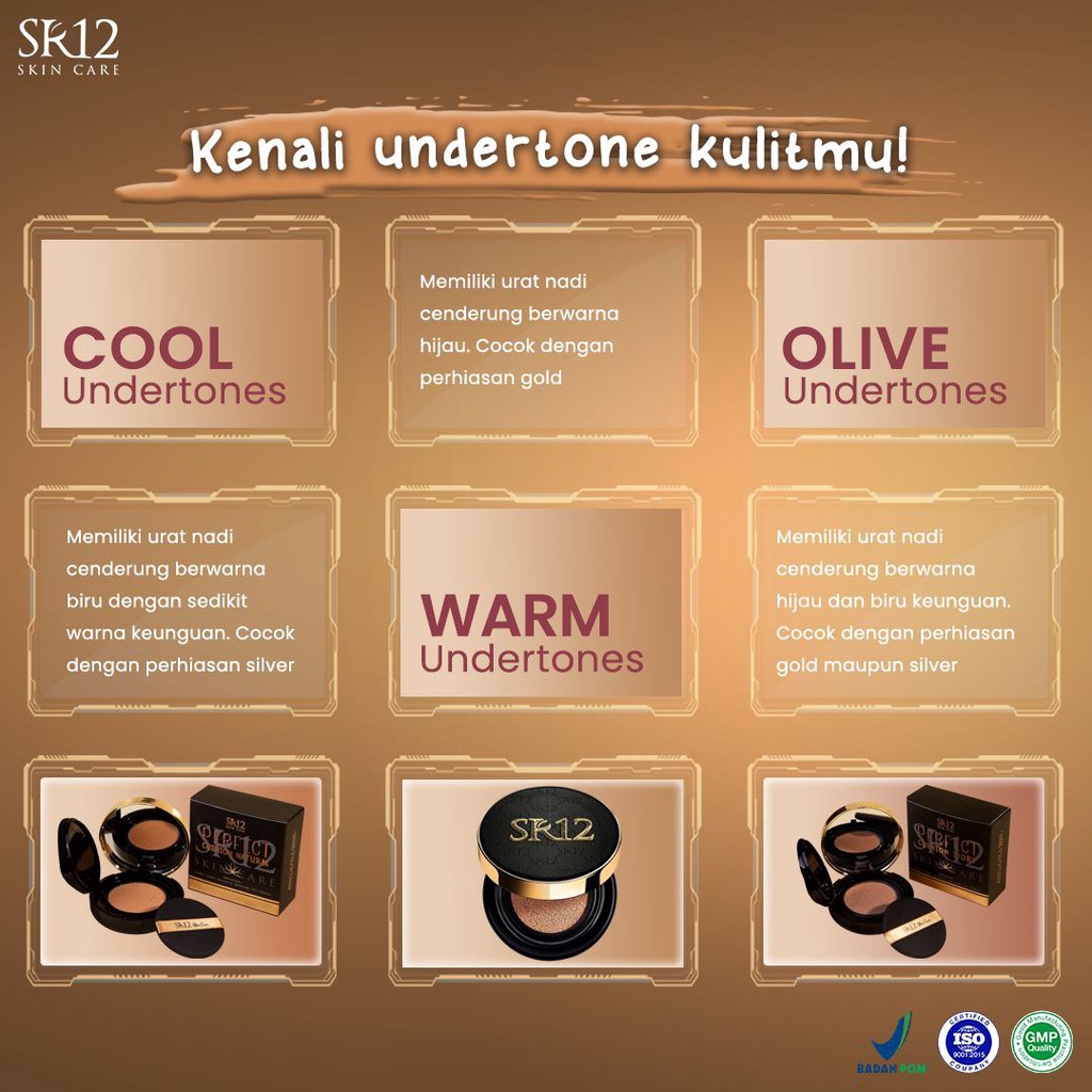 PERFECT CUSHION SR12 / FULL COVERAGE / OIL CONTROL &amp; LONG LASTING / MENGANDUNG SPF 30