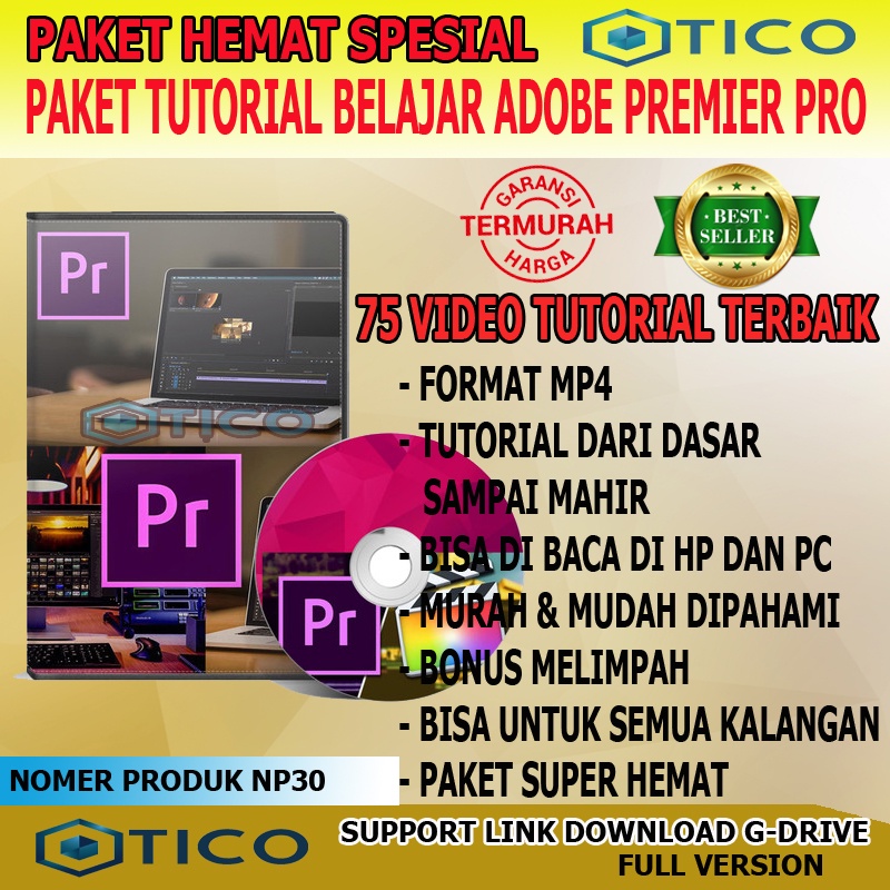 Paket Lengkap Belajar Tutorial Primer Pro Dari Dasar Sampai Mahir Usaha Percetakan Multimedia Termurah NP31