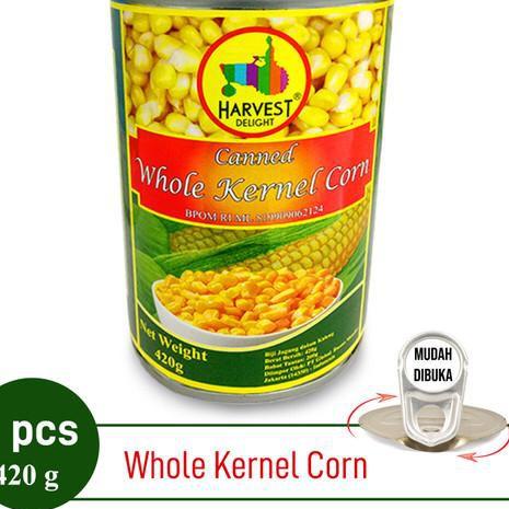 

Keren abis Canned Whole Kernel CORN 420gr / Harvest Delight / Jagung Kaleng BEST QUALITY