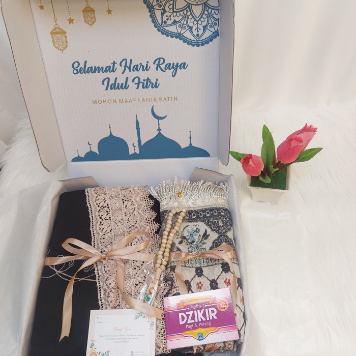 

Hampers Hempers Mukena Allesya Black/Mukena/Kado mukena/Bingkisan Idul Fitri Bisa COD Hampres Lebaran Idul Fitri Terlaris Termurah Kirim Hari Ini Terbaru Gratis Ongkir T2R9