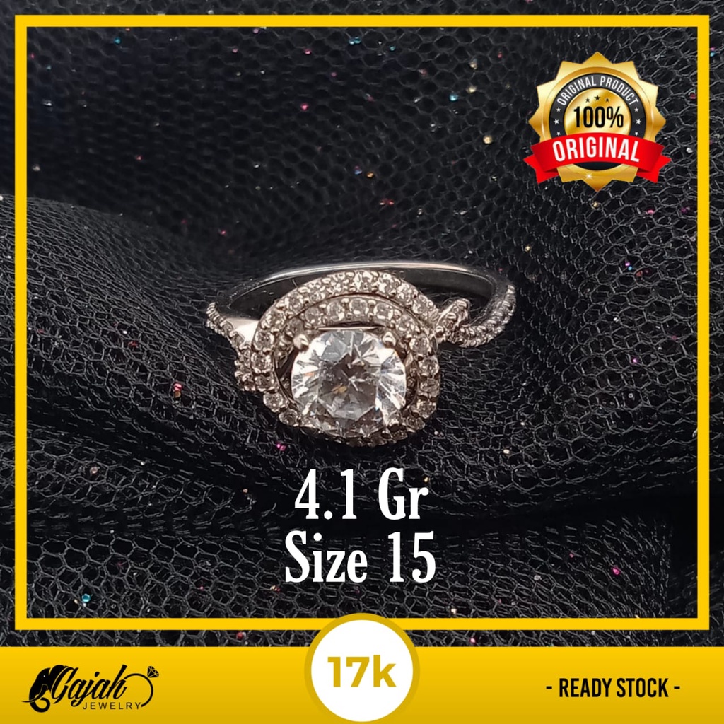 Cincin emas 17k - 4.1 gr kadar 750 - 4315