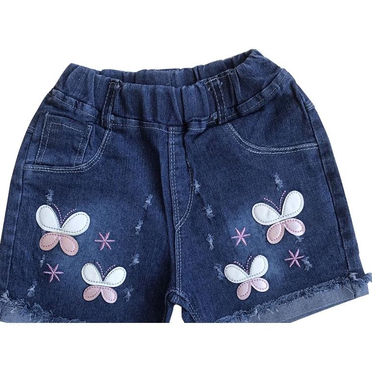 TERBAIK Celana jeans pendek anak Perempuan import motif lucu -hadiah ulang tahun -1-10th