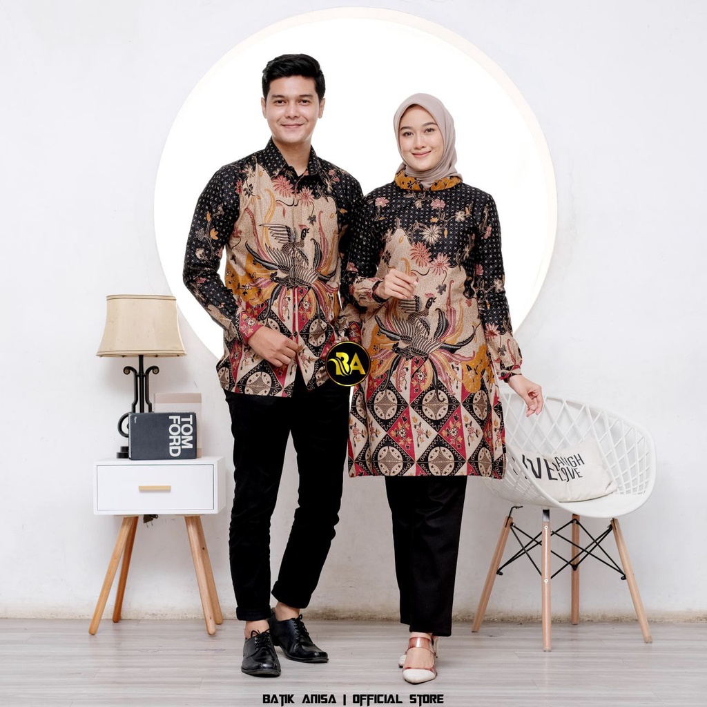 Tunik Batik Wanita Modern Atasan Batik Kerja Wanita Kantor