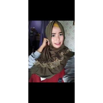 Tiara hijab preloved army