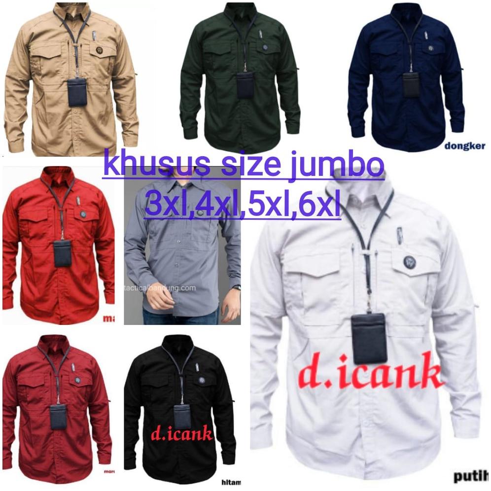 KEMEJA MTAC / KEMEJA RESKRIM / KEMEJA LAPANGAN JUMBO
