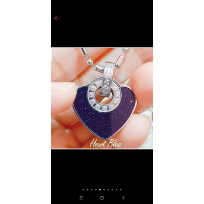 Pendant Heart Blue _ORIGINAL_MCI
