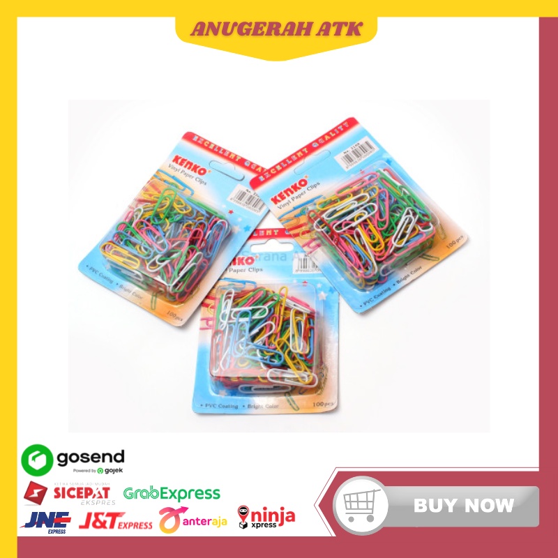 

Paper Clips Berwarna Merk Kenko 3100 - Murah dan Bagus